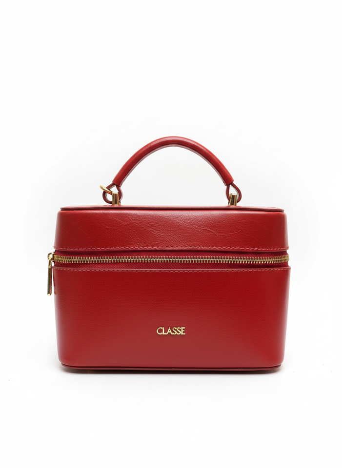 Bolsa Vermelho Carmim - Classe Couro