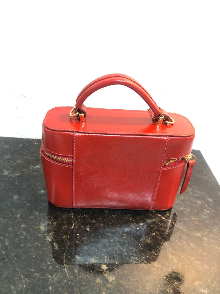 Bolsa Vermelho Carmim - Classe Couro